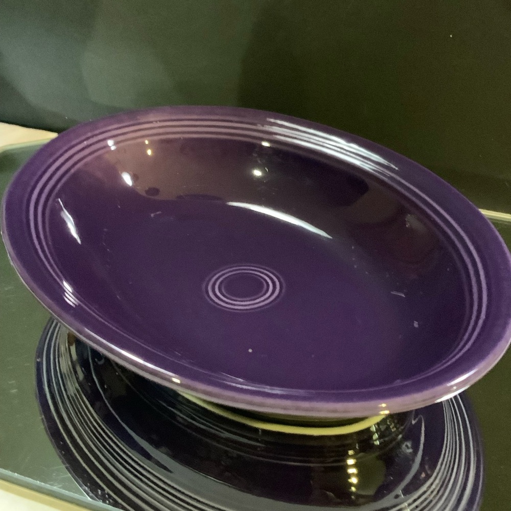 Fiesta Oval Serving Platter Plum Purple 12 inch Discontinued Vintage